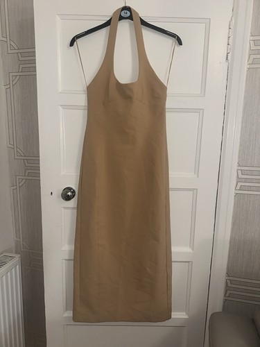 Zara women beige halter - zara, women’s