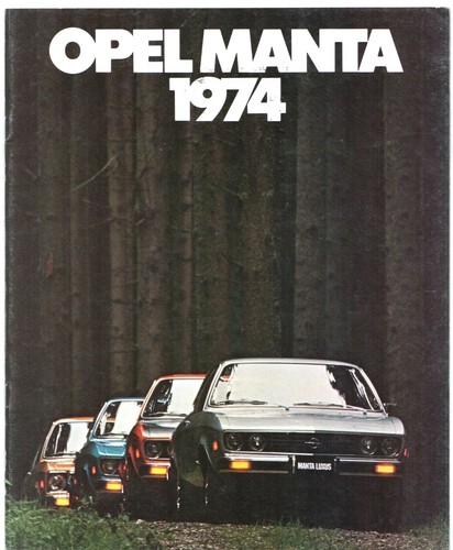 Opel manta 1974 usa market - manta, a
