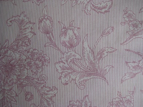 Pink pin stripe floral - pink,