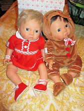 Tiny Treasures twins dolls in Gingerbread Outfits+toy+Original pink+blue Outfits
