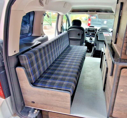 Micro camper seat bed with - camper, seat/bed