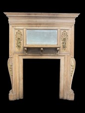 RARE CARVED PINE GILT ANTIQUE