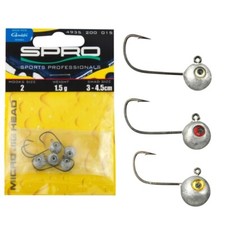 Spro Micro Jigheads Predator Lure Fishing Round Jig Head Gamakatsu Hooks