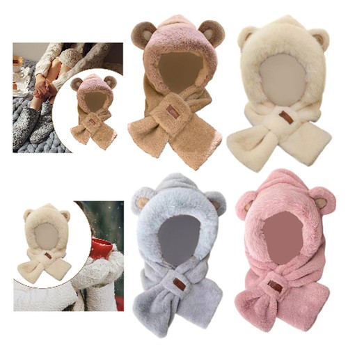 Winter hat scarf set cartoon - scarf,