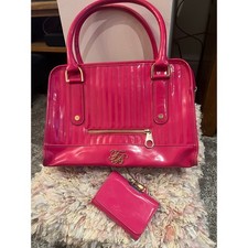 Ted baker patent pink bag with