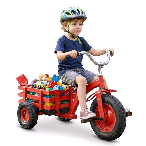 Kids tricycle storage basket - tricycle, w/storage