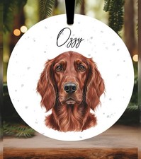 Irish Setter Christmas Bauble