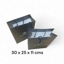 Versace Designer Empty gift paper bag 30 X 25 X 11 Cms - Twin Pack - New