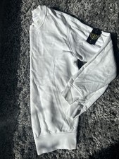 Stone Island White Jumper Size