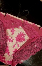 M&S Rosie For Autograph 14 SIlk Blend High Leg French Lace Knickers NWT. RRP £15