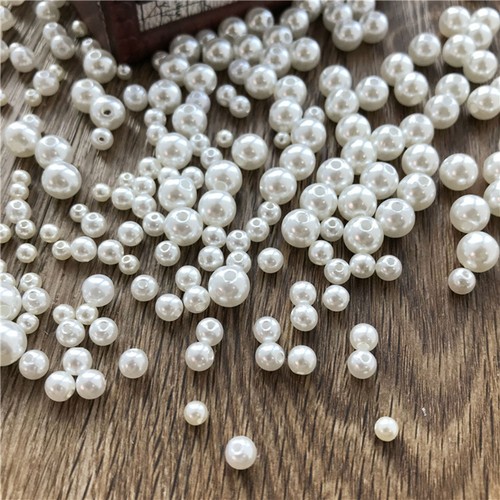 100pcs pearl beads - beads, through
