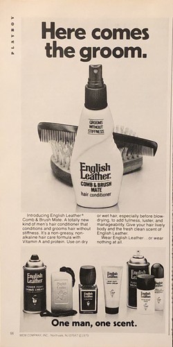 Print 1979 english leather - english,