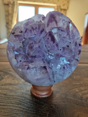 Huge giant amethyst sphere - huge,