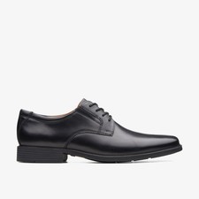 Clarks Mens Tilden Plain Black