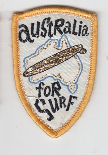 Old souvenir cloth - old, badge