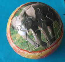 Ravensburger Jigsaw Puzzle Ball 60pieces Diameter 7cm 09706R Elephants