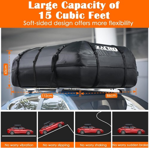15cuft car roof bag - 15cuft,