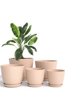 Indoor Plastic Pots  In Pink