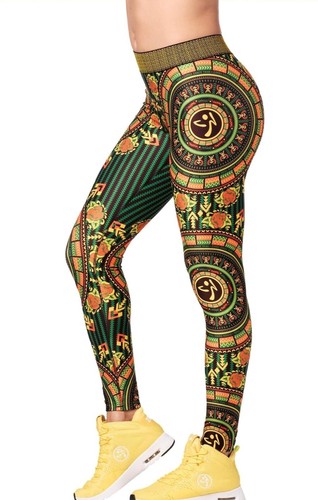Zumba long leggings green - -,