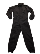 British Met Police black riot squad Overalls coveralls fire resistant suit boile