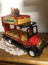 Large Vintage Sylvanian Families Village Country Bus With Figures 
