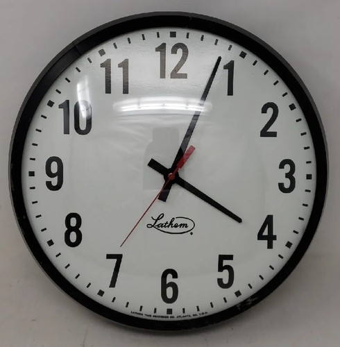 Latham school wall clock - 14",