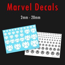 Marvel Decals / Water Transfers  - SHIELD HYDRA etc