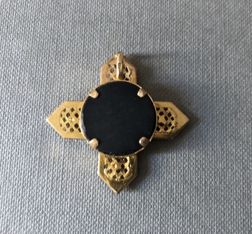 Antique french cross gold - antique,