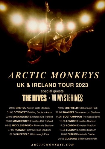 Arctic monkeys tour - arctic, a4