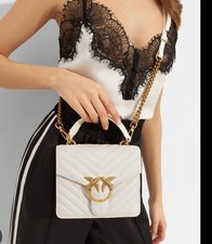 PINKO Mini Lady Love Bag. Top Handle. Puff Chevron. Brand New. With Dust Bag