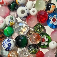 200+ glass & porcelain BEADS