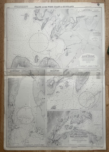 1932 vintage map - (1957),