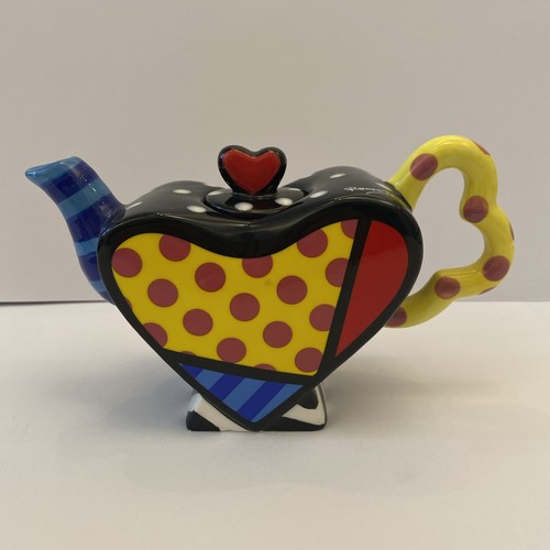 Romero britto mini teapot - mini,