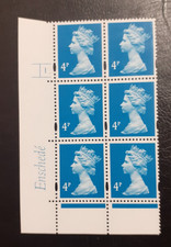 Machin Y1669 4p Enschede Cylinder Block U/M 1 Dot