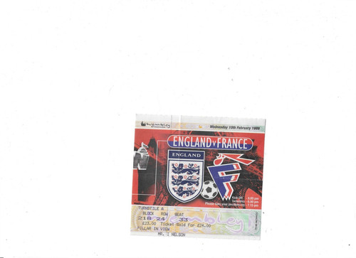 Ticket england france - ticket,