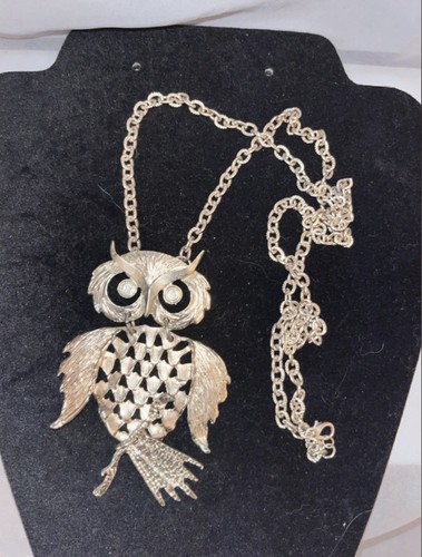 Vintage large articulated - vintage, owl