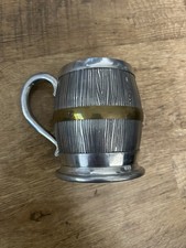 Vintage Barrel Style Pewter