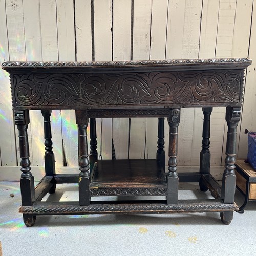 Antique hand crafted solid oak - antique,