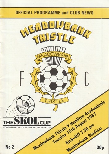 Meadowbank thistle hamilton - thistle,