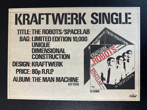 Kraftwerk the robots 1978 - -,