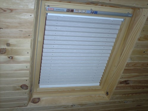 Pleated blinds skylight - blinds,