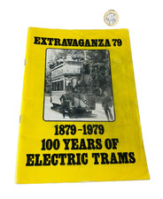 Brochure 100 Years of Electric Trams 1979 Vintage ra