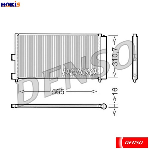 Condenser air conditioning - condenser,