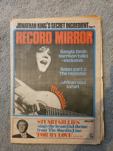Record mirror newspaper - mirror,