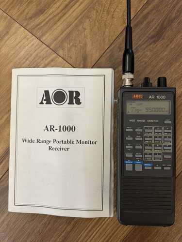 Aor ar1000 handheld scanner - aor,