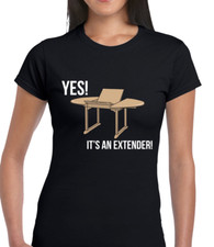 YES! IT'S AN EXTENDER LADIES T SHIRT JOKE PARTRIDGE DESIGN FUNNY ALAN NORWICH