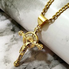 Jesus Cross Pendant Religious