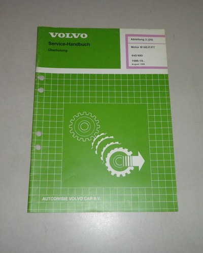 Workshop manual overhaul volvo - workshop,