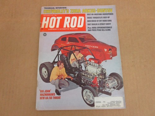 Hot rod magazine september - hot,