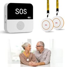 Elderly Personal Alarm Patient Monitor Wireless Pager Emergency SOS Home Alert